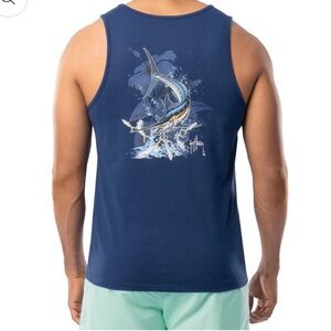 NWOT Guy Harvey Men's Marlin Springs Tank Top